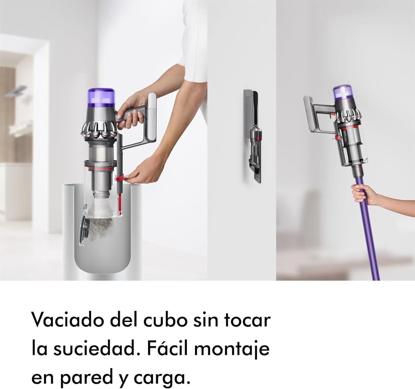 Dyson V11 Advanced Aspiradora Vertical sin Cable (níquel/Morado)