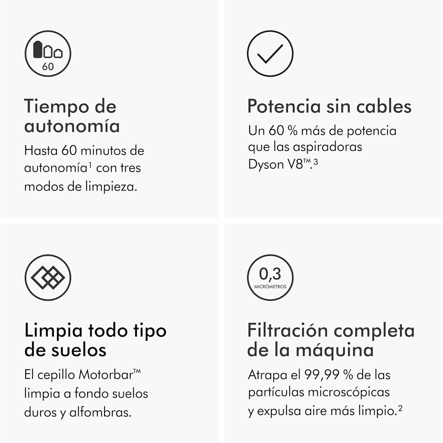 Dyson V11 Advanced Aspiradora Vertical sin Cable (níquel/Morado)