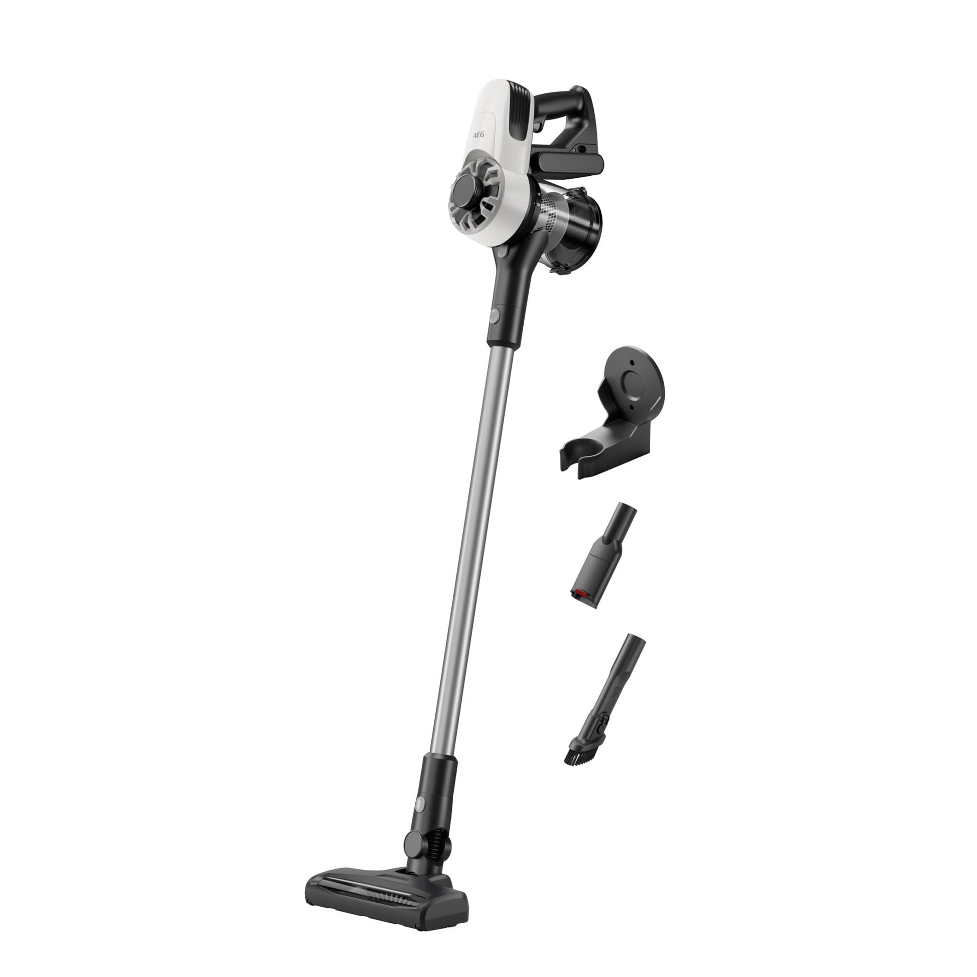 AEG QX7-1-I360 Aspiradora Sin Cable, 21,6 V, Autonomía de 50 min, 2 Velocidades, Tecnología Cyclonic, Filtración de 5 Pasos, Depósito de 0,3 L, Aspiradora Escoba y de Mano, Azul