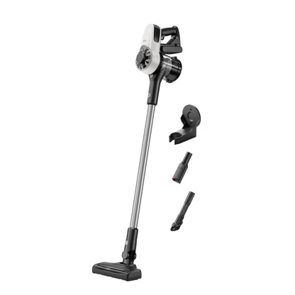 AEG QX7-1-I360 Aspiradora Sin Cable, 21,6 V, Autonomía de 50 min, 2 Velocidades, Tecnología Cyclonic, Filtración de 5 Pasos, Depósito de 0,3 L, Aspiradora Escoba y de Mano, Azul