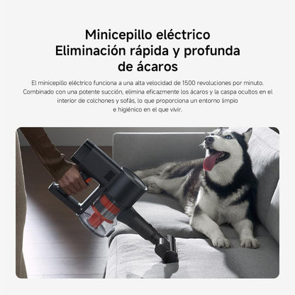 Xiaomi Vacuum Cleaner G20 MAX, Aspiradora Escoba sin Cable, 180AW, Luces LED, Display Digital, Cepillo Mascotas, filtrado eficiente, batería de Larga duración, Gris