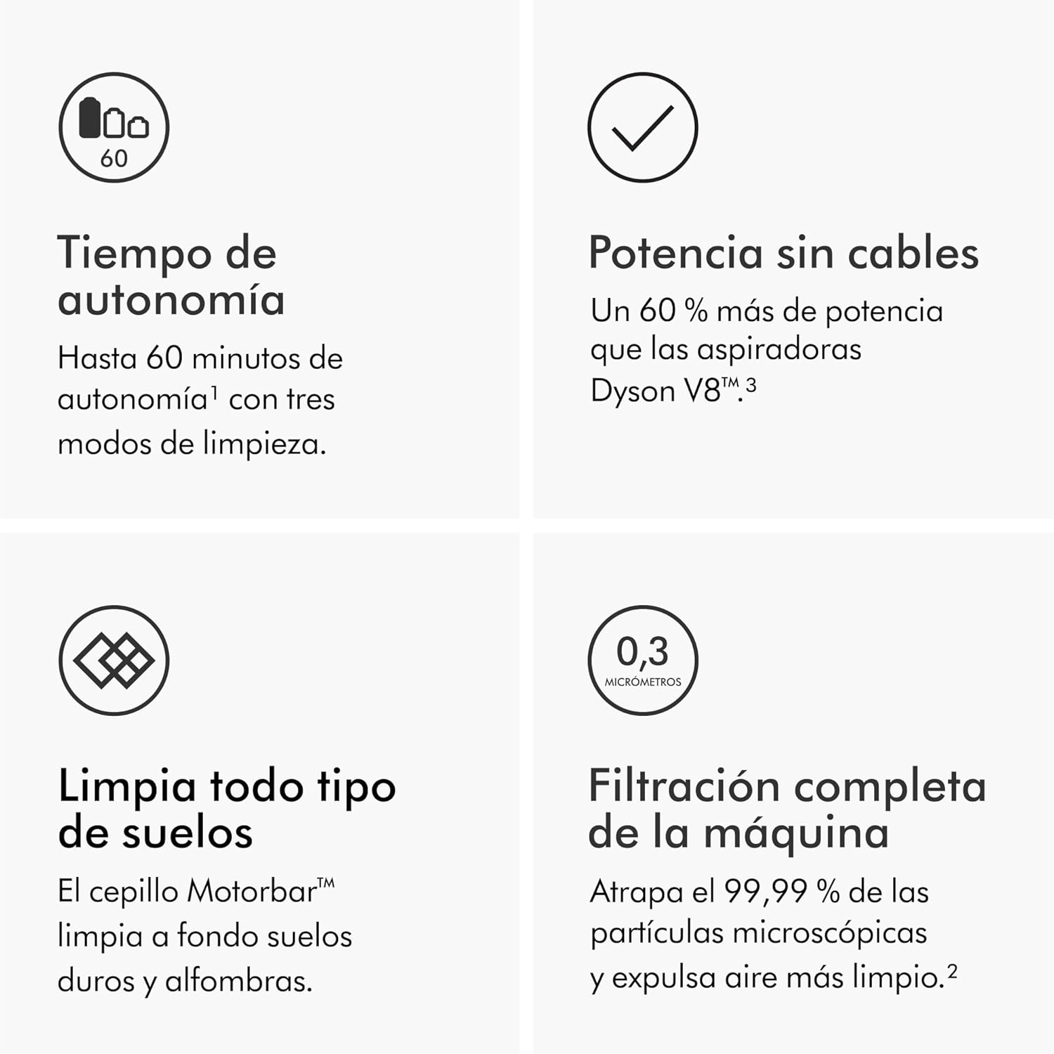 Dyson V11 Advanced Aspiradora Vertical sin Cable (níquel/Morado)