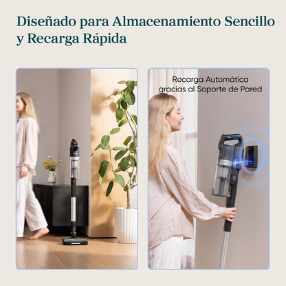 LEVOIT Aspiradora sin Cable, 180 W, 0.75 Liters, 77.5 Decibeles, Gris,LVAC200 MAX