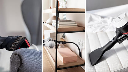 Bosch - Aspirador sin Cable Unlimited 7, Pack de batería de 3.0 Ah, Tubo Flexible, diseño Ligero, Accesorios, Luces LED, Blanco BBS711W