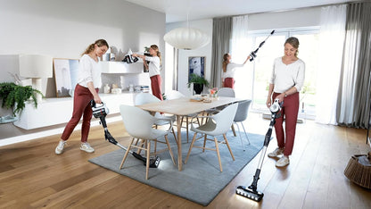 Bosch - Aspirador sin Cable Unlimited 7, Pack de batería de 3.0 Ah, Tubo Flexible, diseño Ligero, Accesorios, Luces LED, Blanco BBS711W